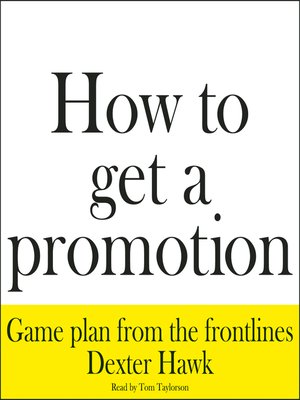 cover image of How to Get a Promotion